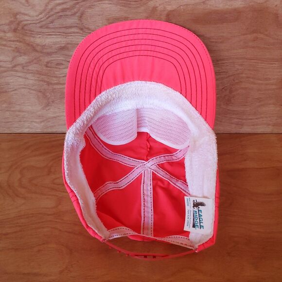 Vintage Winston Cup Series Hat NASCAR 80s USA Bright Neon Pink Snapback Cap - Picture 8 of 12